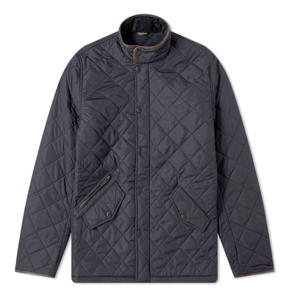 Mens Barbour Powell Regular Fit Quilted Jacket